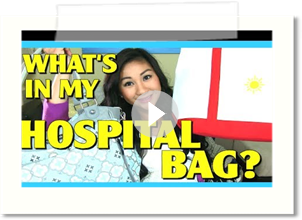 What's in my Hospital Bag + Baby's Hospital Diaper Bag?