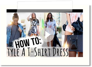 FALL LOOKBOOK: How to Style A T-Shirt Dress!