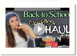 Back to School: Clothing Haul 2014 + GIVEAWAY!!!
