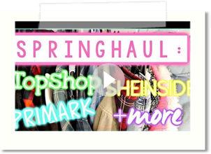 ♡SPRING HAUL: Topshop, Primark, Sheinside + more ♡
