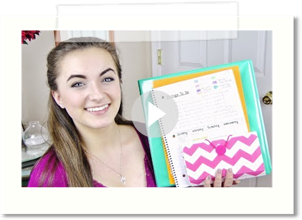 ♥Getting Organized to Study♥ & BLOOPERS || Organizing Materials and Supplies