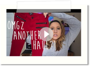 OMGZ another haul Vanessa?!