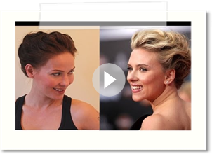Scarlett Johansson Hair Tutorial from Avengers Premiere for Prom, Wedding, Party