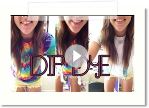 Easiest Way to Dip Dye your Hair!