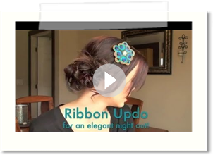 Ribbon Bun - Sephora Hair-a-thon Contest Video - Carahamelie03