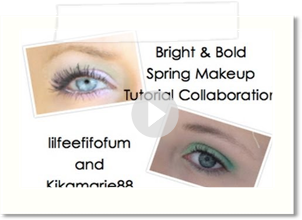 Bright & Bold Spring Makeup Tutorial {Collaboration with lilfeefifofum}