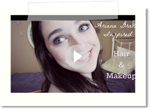 Holiday Look: Ariana Grande Inspired Hair & Makeup ♡