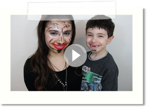 Little Kid Does My Makeup TAG