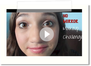 No Mirror Makeup Challenge