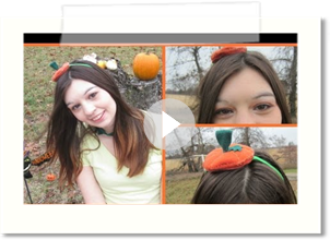 Halloween Pumpkin Makeup Tutorial Costume Idea!