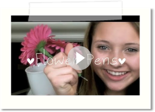 Valentine's Day Collab: DIY Flower Pen Gift