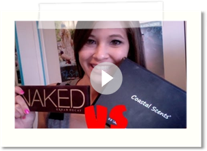 Back-To-School Neutral Eye: Coastal Scents VS Naked Palette!