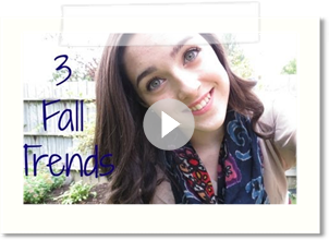 Fall LookBook: 3 Fall Trends ♡