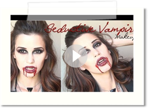 Seductive Vampire Halloween Makeup