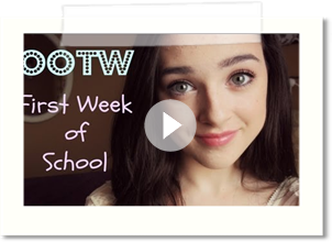 OOTW: First Week of School!