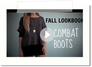 Fall Lookbook: Combat Boots