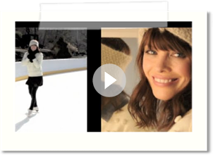 Figure Skating Fashion & Beauty Look: Outdoor Style