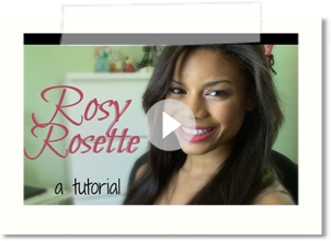 Rosy Rosette-  a tutorial inspired by meghanrosette