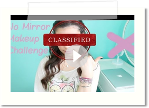 No Mirror Makeup Challenge!