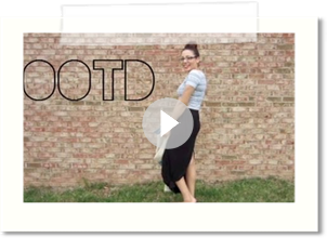 Maxi Skirt & Crop Top | OOTD