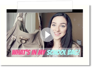 What's in my School Bag!? | Fall 2013
