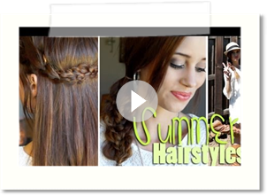 2 EASY Heatless Hairstyles for Summer + Outfits!
