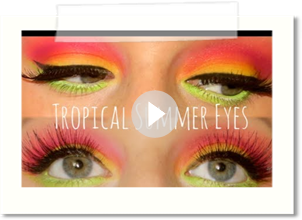 ♥ Tropical Summer Eyes | Tutorial ♥