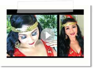 Great Gatsby Halloween Flapper Makeup, Hair & Costume!