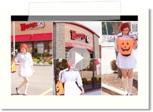 Wendy's DIY Halloween Tutorial: Makeup, Hair, & Costume!