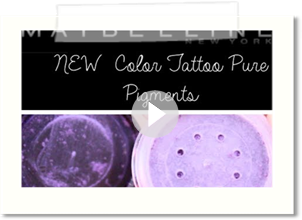 Maybelline Color Tattoo Pure Pigments| First Impression && Review