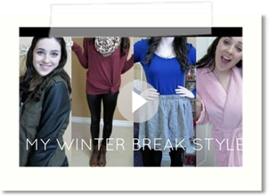 My Winter Break Style: 4 OOTDs