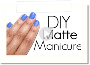 DIY Matte Manicure!