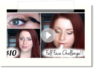 $10 FULL FACE MAKEUP CHALLENGE/TAG!!!