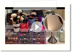 College Makeup Collection & Storage!