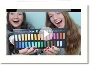 ❤ DIY Hair Chalking | Colored Ends ❤
