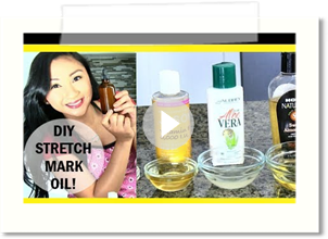 DIY STRETCH MARK OIL! Oil for fading scars!