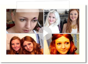 Transforming Into My SISTER! makeup + wig