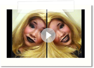Bride of Chucky Halloween Makeup
