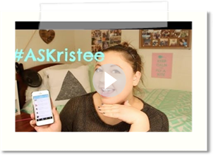 #ASKristee: Halloween Costume, Hunger Games vs. Divergent, Adjusting to College & More!