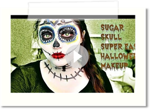 Sugar Skull || Super Easy Halloween Makeup