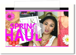 SPRING CLOTHING HAUL! DRESSES, SHOES, PJS, H&M, LBB,  TJMAXX, DAILYLOOK - AprilAthena7