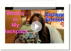 What's In My Backpack?! (COLLEGE Edition)
