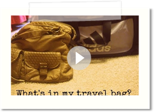 What's in my travel bag? | Summer 2013.
