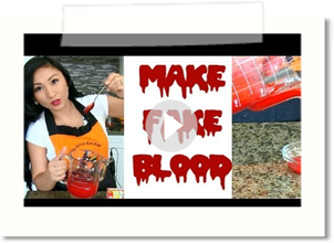 DIY FAKE BLOOD RECIPE FOR HALLOWEEN