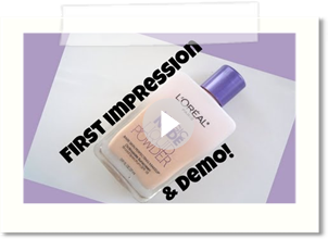 First Impression & Demo | L'Oreal Magic Nude Liquid Powder Foundation!
