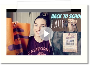 Back to School Haul | Brandy Melville, Urban Outfitters & more!