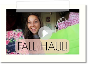 FALL HAUL: Urban Outfitters, Lilly Pulitzer, JustFab, Hair Chalk