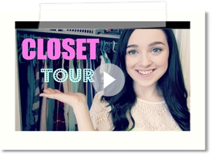 Closet Tour + Organization Tips ♡