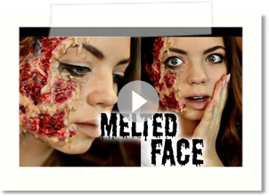 Halloween Makeup Tutorial: Melted Face⎟BeyondBeautyStar