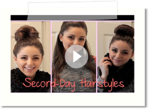 Second-Day Hair Styles! | vivalasabrina15